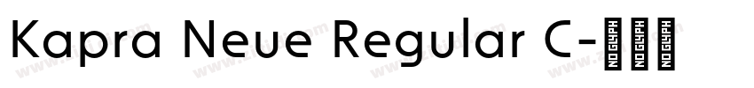 Kapra Neue Regular C字体转换